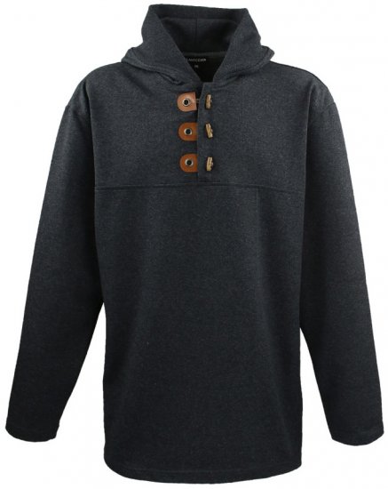 Lavecchia 605 Pullover Hoodie Charcoal - Bluzy & bluzy z kapturem - Bluzy & Bluzy z kapturem 2XL-12XL
