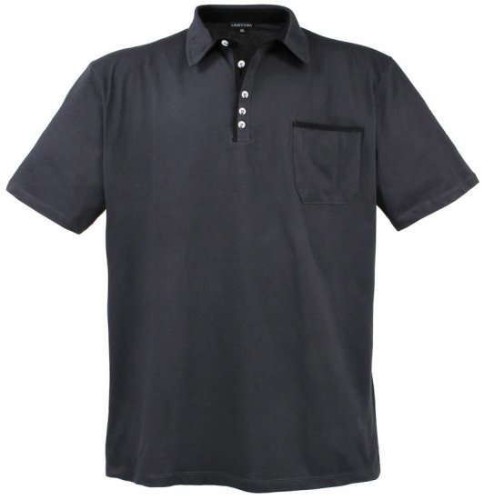 Lavecchia 1701 Jersey Poloshirt Charcoal - Koszulki polo - Koszulki Polo 2XL-8XL