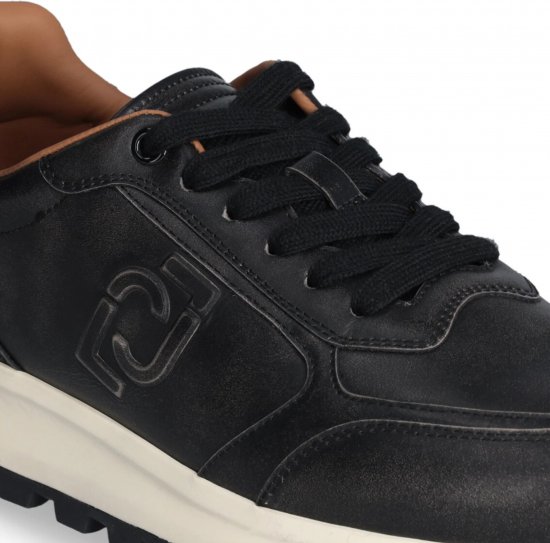 Liu Jo Running 01 Leather Sneakers Black - Buty męskie 40-52 - 