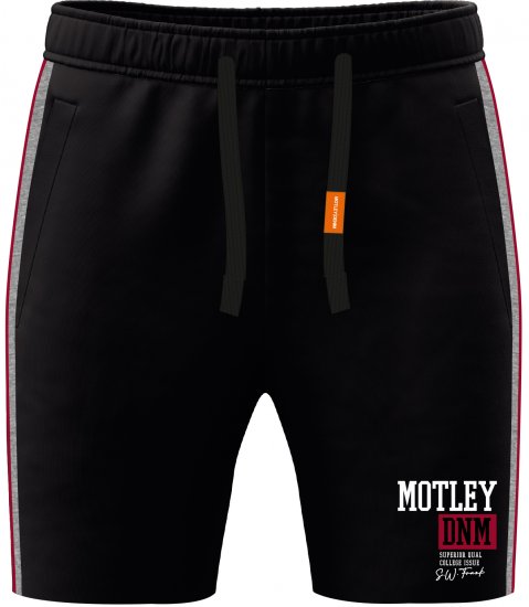 Motley Denim Liverpool Sweatshorts Black - Dresy & spodenki dresowe - Dresy & Spodnie Dresowe 2XL-12XL