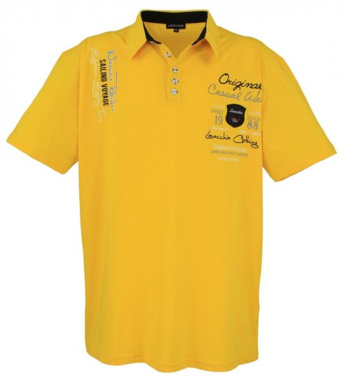 Lavecchia 610 T-shirt z kołnierzykiem Żółta - Koszulki polo - Koszulki Polo 2XL-8XL