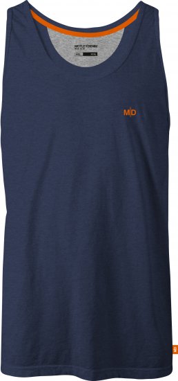 Motley Denim Madrid Tank top Dark Indigo - Koszulki - T-shirty meskie Duże Rozmiary - 2XL-14XL