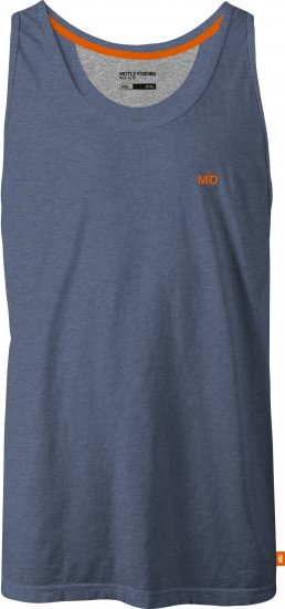 Motley Denim Madrid Tank top Light Indigo - Koszulki - T-shirty meskie Duże Rozmiary - 2XL-14XL