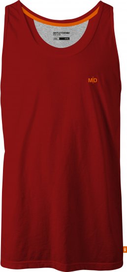 Motley Denim Madrid Tank top Red - Koszulki - T-shirty meskie Duże Rozmiary - 2XL-14XL