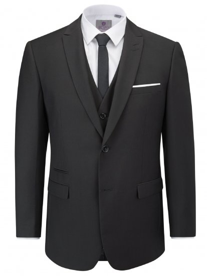 Skopes Madrid Suit jacket Black - Garnitury - Garnitury dużych rozmiarach