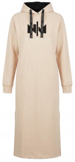 Nora Mikken MARI Maxi Hoodie Dress Light Pink - Bluzy & bluzy z kapturem - 