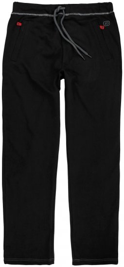 Adamo Markus Sweatpants with draw-cord Black - Dresy & spodenki dresowe - Dresy & Spodnie Dresowe 2XL-12XL