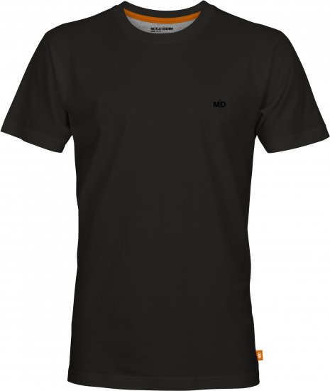 Motley Denim Malaga T-Shirt Charcoal - Koszulki - T-shirty meskie Duże Rozmiary - 2XL-14XL