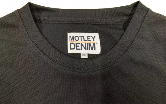 Motley Denim Technical T-shirt Black - Odzież sportowa - Odzież sportowa 2XL-10XL