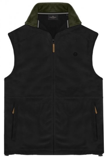 Double Outfitters MFT-7089 Sleeveless Fleece Vest Black - Kurtki Męskie Duże Rozmiary - Kurtki Duże rozmiary 2XL-8XL