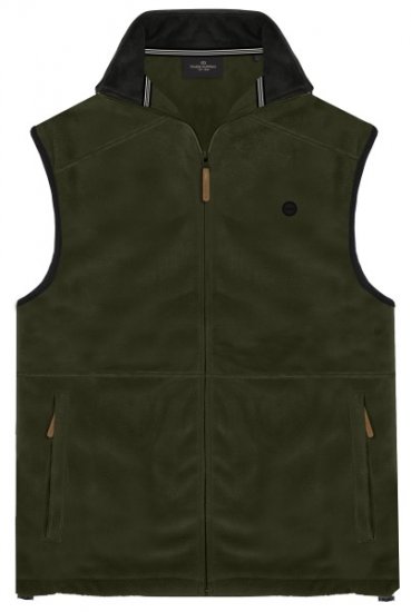 Double Outfitters MFT-7089 Sleeveless Fleece Vest Khaki - Kurtki Męskie Duże Rozmiary - Kurtki Duże rozmiary 2XL-8XL