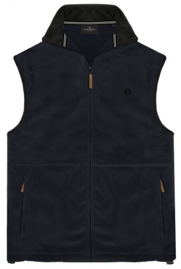Double Outfitters MFT-7089 Sleeveless Fleece Vest Navy - Kurtki Męskie Duże Rozmiary - Kurtki Duże rozmiary 2XL-8XL