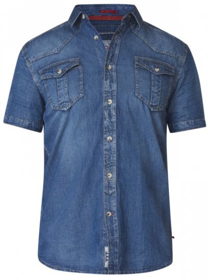 D555 Mike Denim Shirt - Koszule - Koszule 2XL-10XL