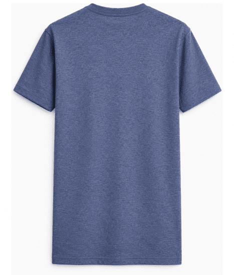 Motley Denim Milan T-shirt Jasny indygo - Koszulki - T-shirty meskie Duże Rozmiary - 2XL-14XL