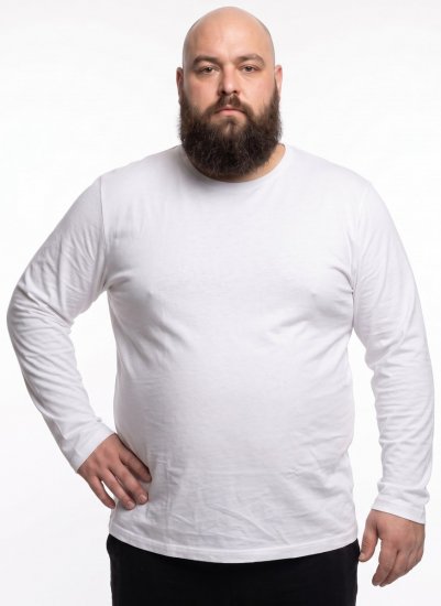 20 Nodi Carbino Koszulka z długim rękawem Biały - Odzież sportowa - Odzież sportowa 2XL-10XL