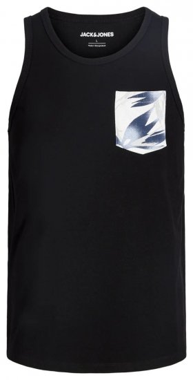 Jack & Jones Honolulu Pocket Tanktop Black - Koszulki - T-shirty meskie Duże Rozmiary - 2XL-14XL