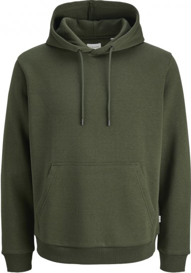 Jack & Jones Bradley Hoodie Dark Green - Bluzy & bluzy z kapturem - Bluzy & Bluzy z kapturem 2XL-12XL
