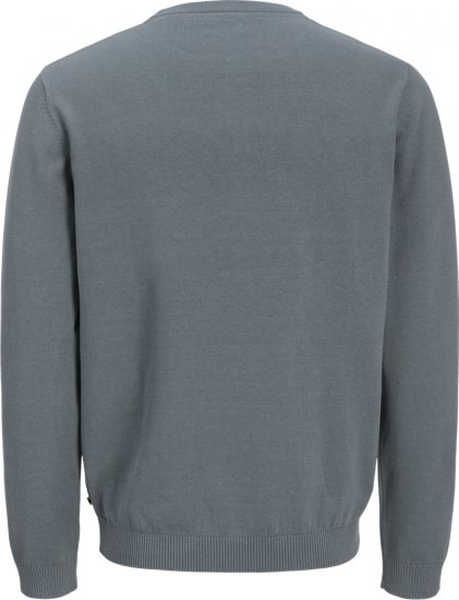 Jack & Jones BASIC Knitted Sweater Grey - Bluzy & bluzy z kapturem - Bluzy & Bluzy z kapturem 2XL-12XL
