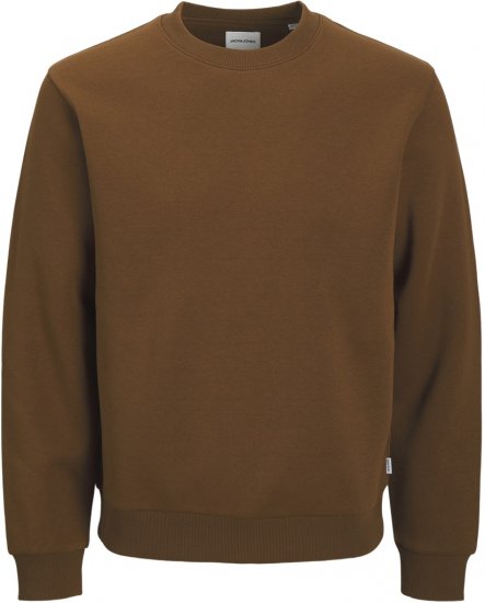 Jack & Jones Bradley Sweatshirt Brown - Bluzy & bluzy z kapturem - Bluzy & Bluzy z kapturem 2XL-12XL