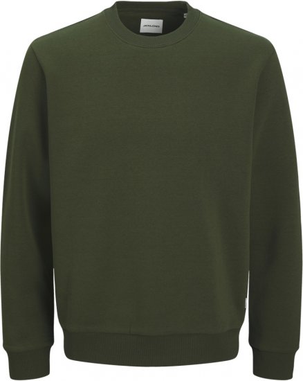 Jack & Jones Bradley Sweatshirt Green - Bluzy & bluzy z kapturem - Bluzy & Bluzy z kapturem 2XL-12XL