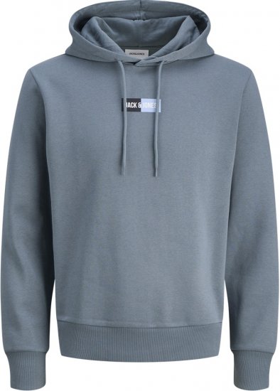 Jack & Jones Pan Hoodie Grey - Bluzy & bluzy z kapturem - Bluzy & Bluzy z kapturem 2XL-12XL