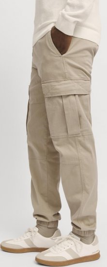 Jack & Jones Jonnie Cuffed Cargo Pants Beige - Dżinsy & spodnie - Dżinsy i Spodnie - W40-W70