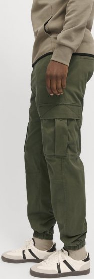 Jack & Jones Jonnie Cuffed Cargo Pants Green - Dżinsy & spodnie - Dżinsy i Spodnie - W40-W70
