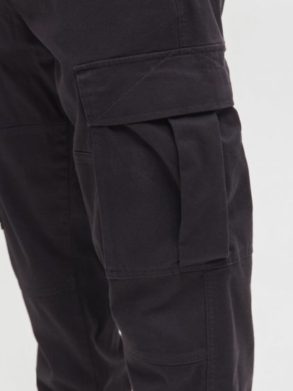 Jack & Jones Jonnie Cuffed Cargo Pants Black - Dżinsy & spodnie - Dżinsy i Spodnie - W40-W70