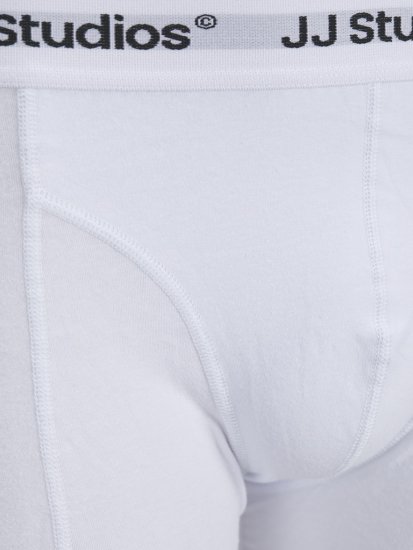 Jack & Jones Soho Solid Trunks 3-pack White/Grey/Black - Bielizna & stroje kąpielowe - Bielizna & Stroje kąpielowe 2XL-8XL