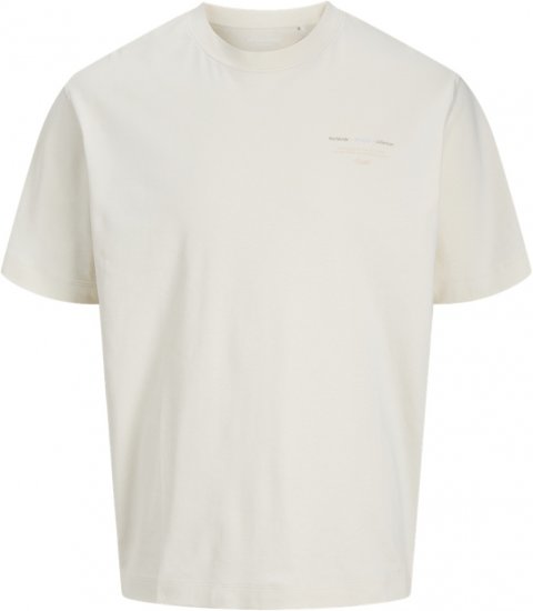 Jack & Jones Urban Edge Studio T-shirt White - Koszulki - T-shirty meskie Duże Rozmiary - 2XL-14XL