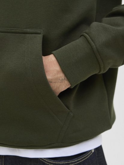 Jack & Jones Soho Hoodie Green - Bluzy & bluzy z kapturem - Bluzy & Bluzy z kapturem 2XL-12XL