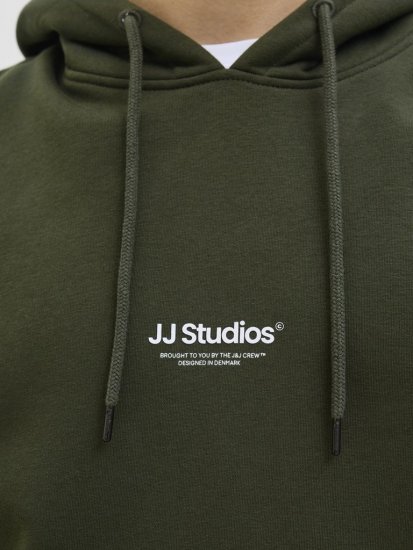 Jack & Jones Soho Hoodie Green - Bluzy & bluzy z kapturem - Bluzy & Bluzy z kapturem 2XL-12XL