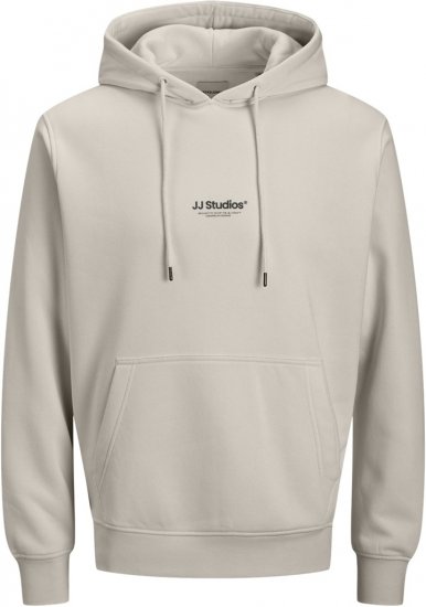 Jack & Jones Soho Hoodie Grey - Bluzy & bluzy z kapturem - Bluzy & Bluzy z kapturem 2XL-12XL