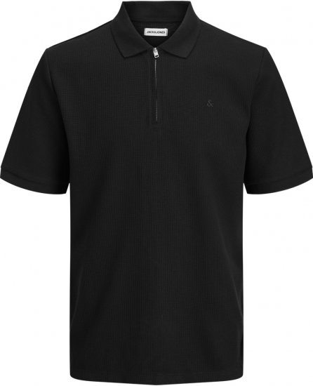 Jack & Jones Austin Polo Short Sleeve Black - Koszulki polo - Koszulki Polo 2XL-8XL