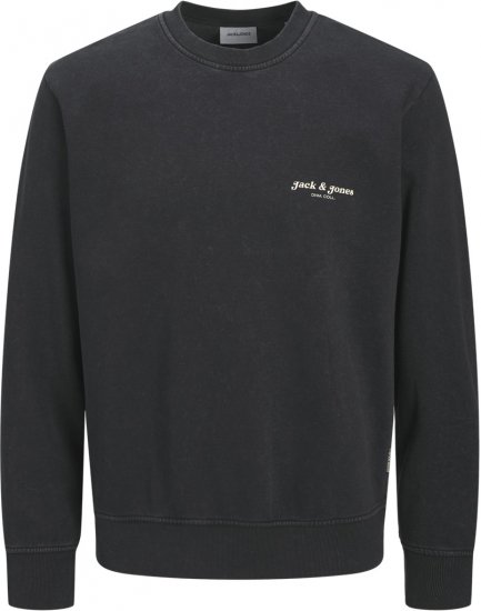 Jack & Jones Dover Sweatshirt Black - Bluzy & bluzy z kapturem - Bluzy & Bluzy z kapturem 2XL-12XL