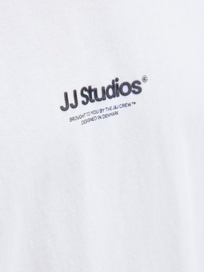 Jack & Jones Soho T-Shirt White - Koszulki - T-shirty meskie Duże Rozmiary - 2XL-14XL