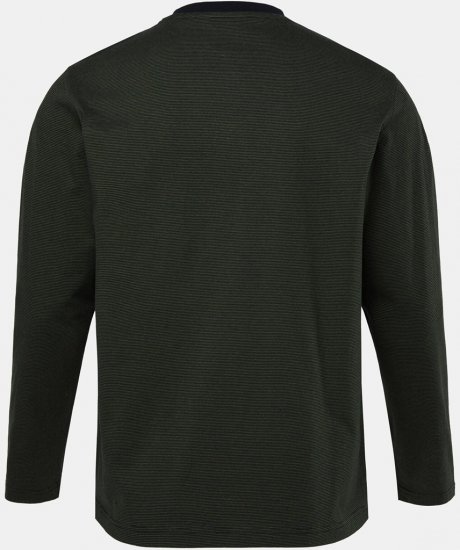 JP1880 Pyjamas Two-piece Striped Dark Green - Bielizna & stroje kąpielowe - Bielizna & Stroje kąpielowe 2XL-8XL