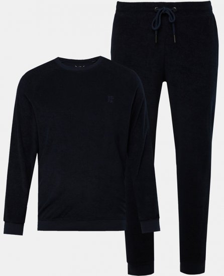 JP1880 Pyjamas Two-piece Belly Fit Dark Navy - Bielizna & stroje kąpielowe - Bielizna & Stroje kąpielowe 2XL-8XL