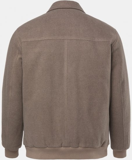 JP1880 Blouson Jacket Lightweight and Warm Brown - Kurtki Męskie Duże Rozmiary - Kurtki Duże rozmiary 2XL-8XL