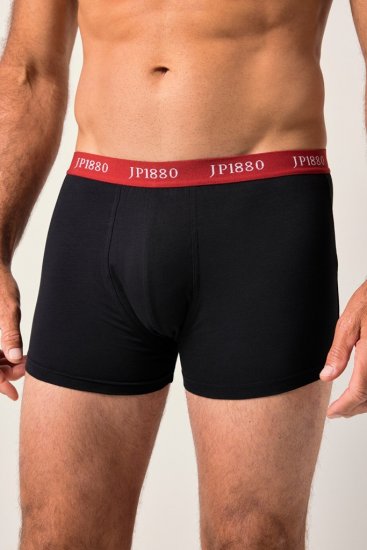JP1880 FLEXNAMIC OEKO-TEX Boxer Shorts 2-Pack Black - Bielizna & stroje kąpielowe - Bielizna & Stroje kąpielowe 2XL-8XL