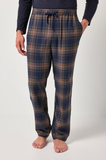 JP1880 Pyjama Trousers Flannel Check Brown - Bielizna & stroje kąpielowe - Bielizna & Stroje kąpielowe 2XL-8XL