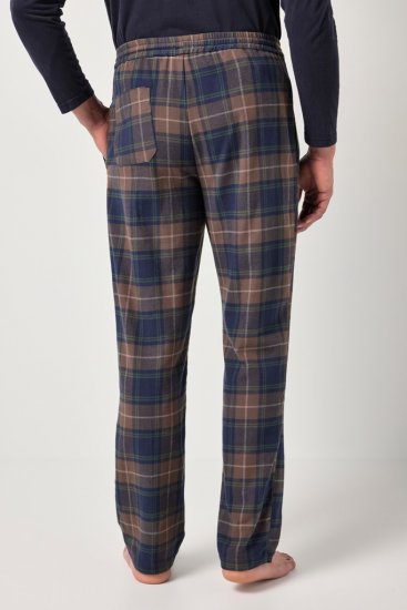 JP1880 Pyjama Trousers Flannel Check Brown - Bielizna & stroje kąpielowe - Bielizna & Stroje kąpielowe 2XL-8XL
