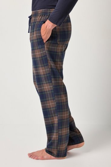 JP1880 Pyjama Trousers Flannel Check Brown - Bielizna & stroje kąpielowe - Bielizna & Stroje kąpielowe 2XL-8XL