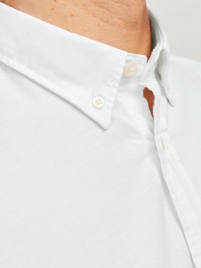 Jack & Jones Brook Oxford Shirt Long Sleeve White - Koszule - Koszule 2XL-10XL