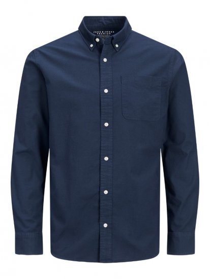 Jack & Jones Brook Oxford Shirt Long Sleeve Navy - Koszule - Koszule 2XL-10XL