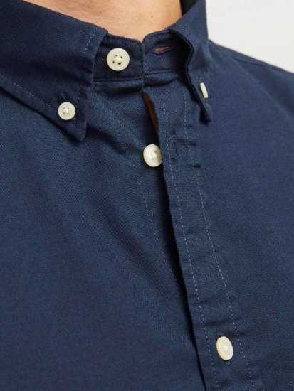 Jack & Jones Brook Oxford Shirt Long Sleeve Navy - Koszule - Koszule 2XL-10XL