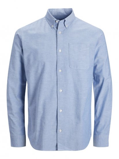 Jack & Jones Brook Oxford Shirt Long Sleeve Blue - Koszule - Koszule 2XL-10XL