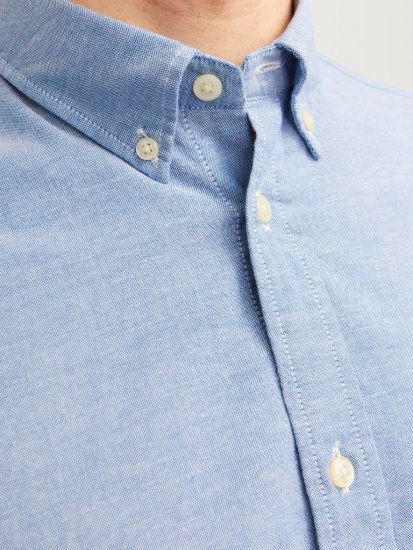 Jack & Jones Brook Oxford Shirt Long Sleeve Blue - Koszule - Koszule 2XL-10XL