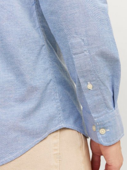 Jack & Jones Brook Oxford Shirt Long Sleeve Blue - Koszule - Koszule 2XL-10XL
