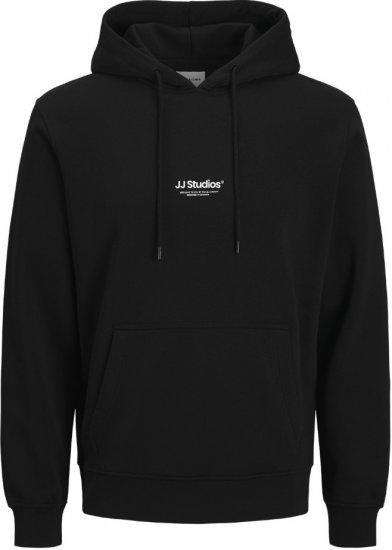 Jack & Jones Soho Hoodie Black - Bluzy & bluzy z kapturem - Bluzy & Bluzy z kapturem 2XL-12XL